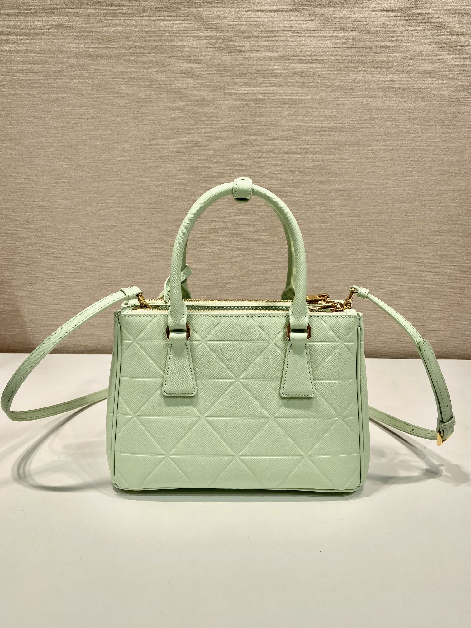 small Pra*a galleria saffiano leather bag