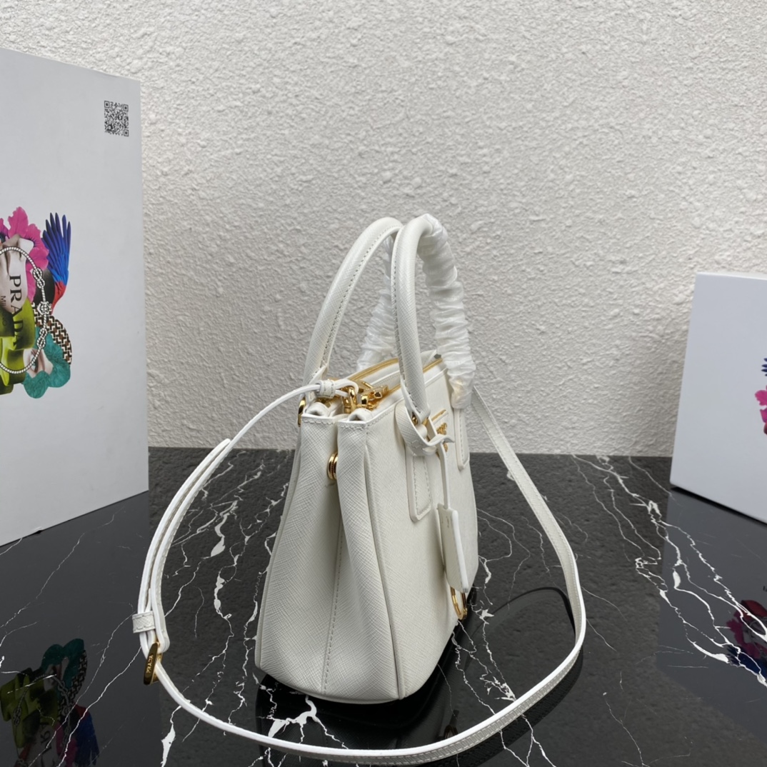 Pra*a galleria saffiano leather mini-bag