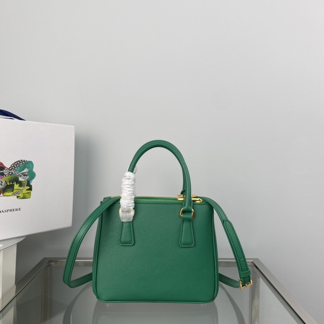 Pra*a galleria saffiano leather mini-bag