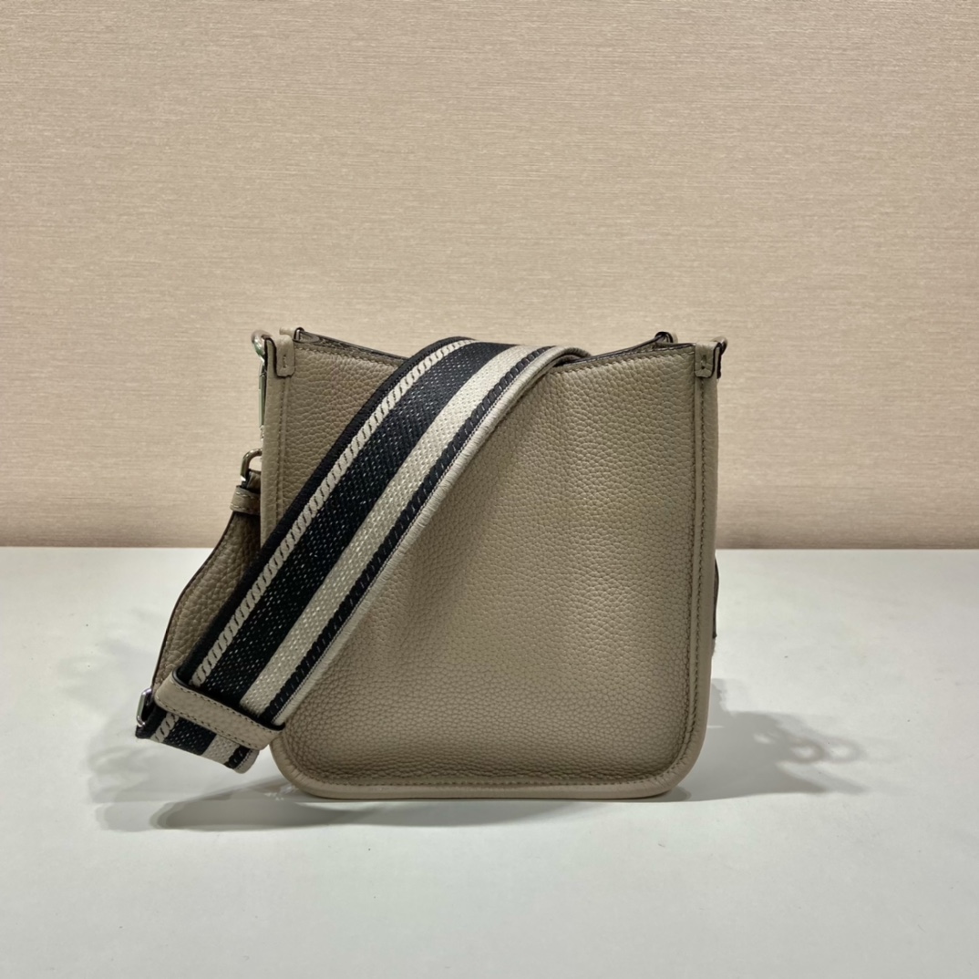 Pra*a leather mini shoulder bag