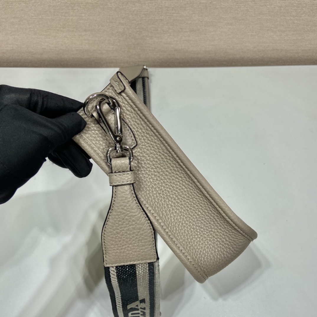 Pra*a leather mini shoulder bag