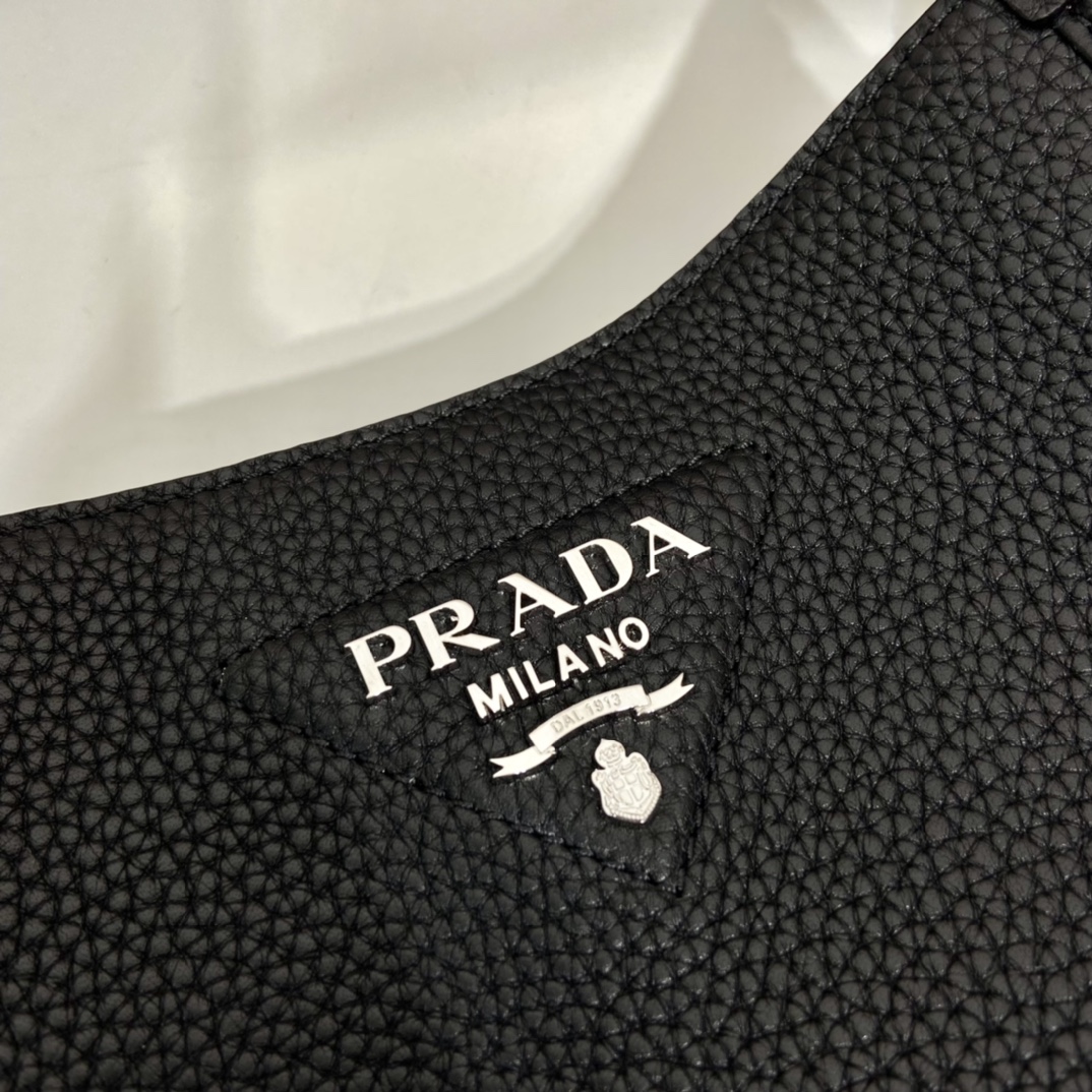 Pra*a leather mini shoulder bag