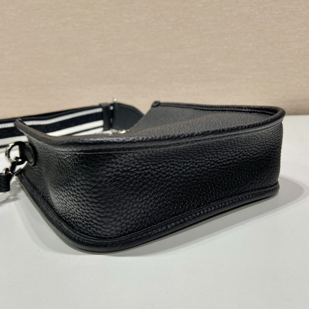 Pra*a leather mini shoulder bag