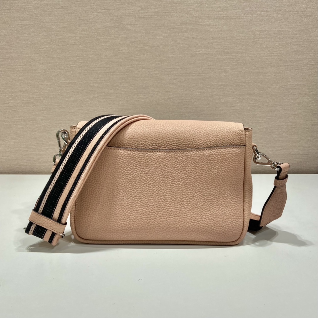Pra*a leather shoulder bag