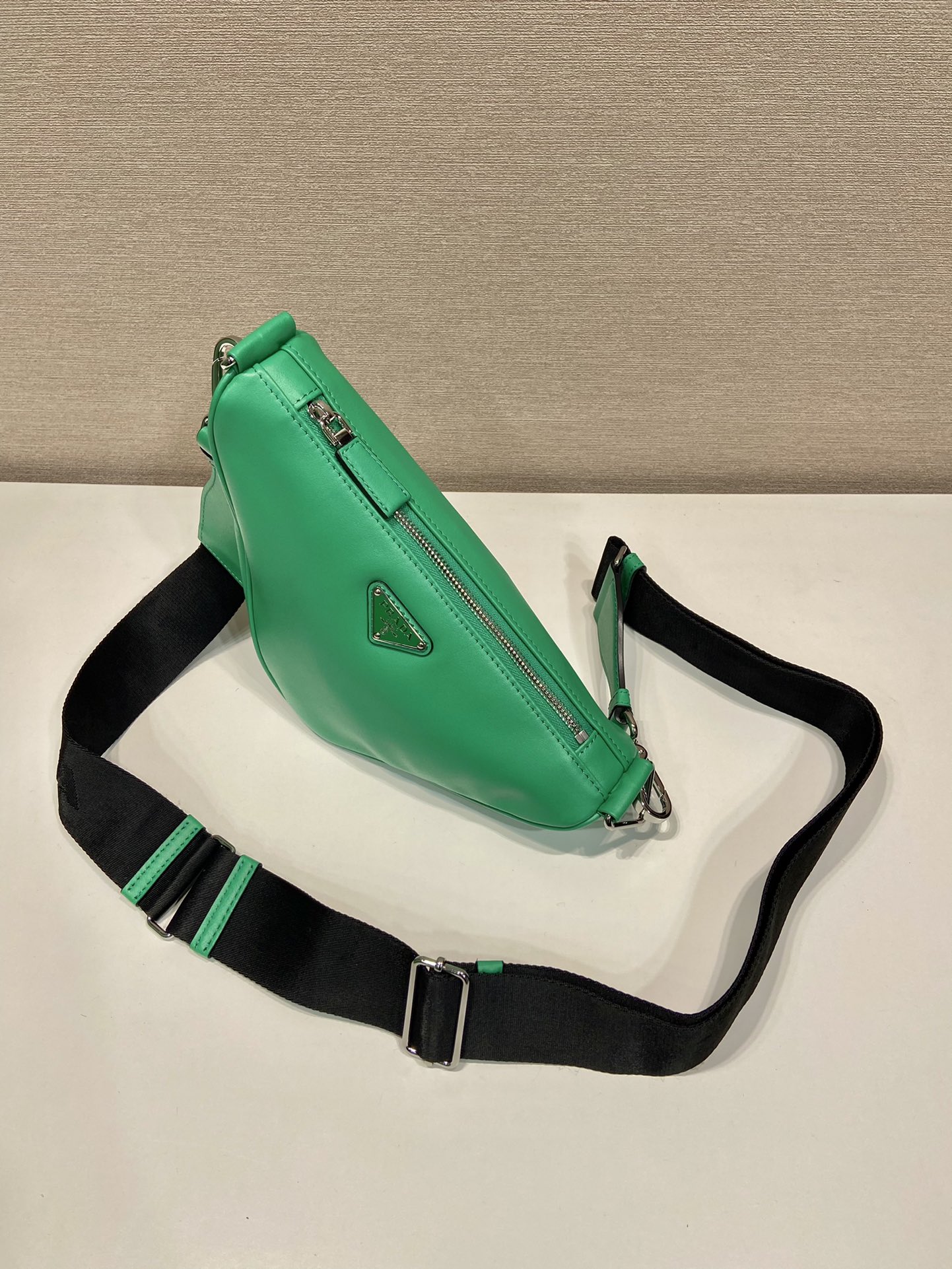 saffiano Pra*a triangle bag