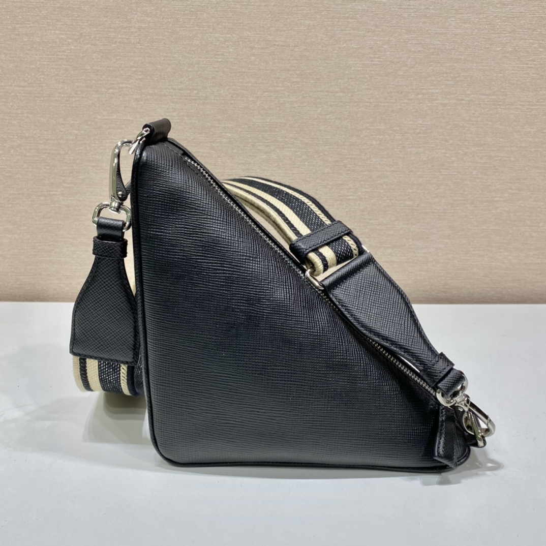 saffiano Pra*a triangle bag