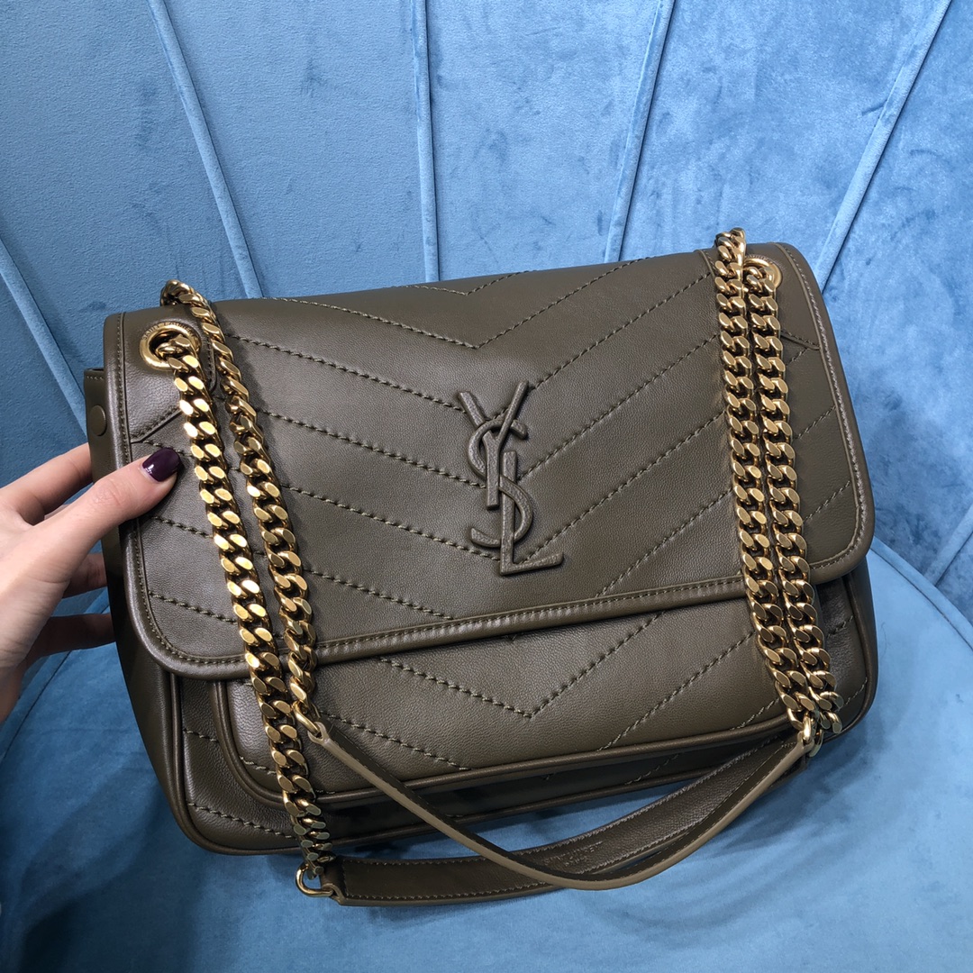 YSL NIKI MEDIUM IN VINTAGE LEATHER