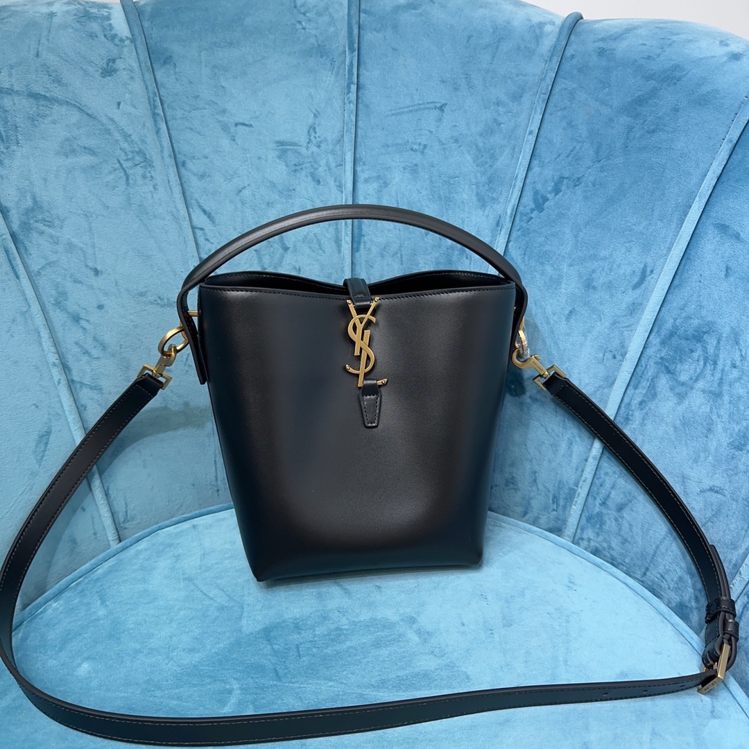 YSL LE 37 SMALL IN SHINY LEATHER