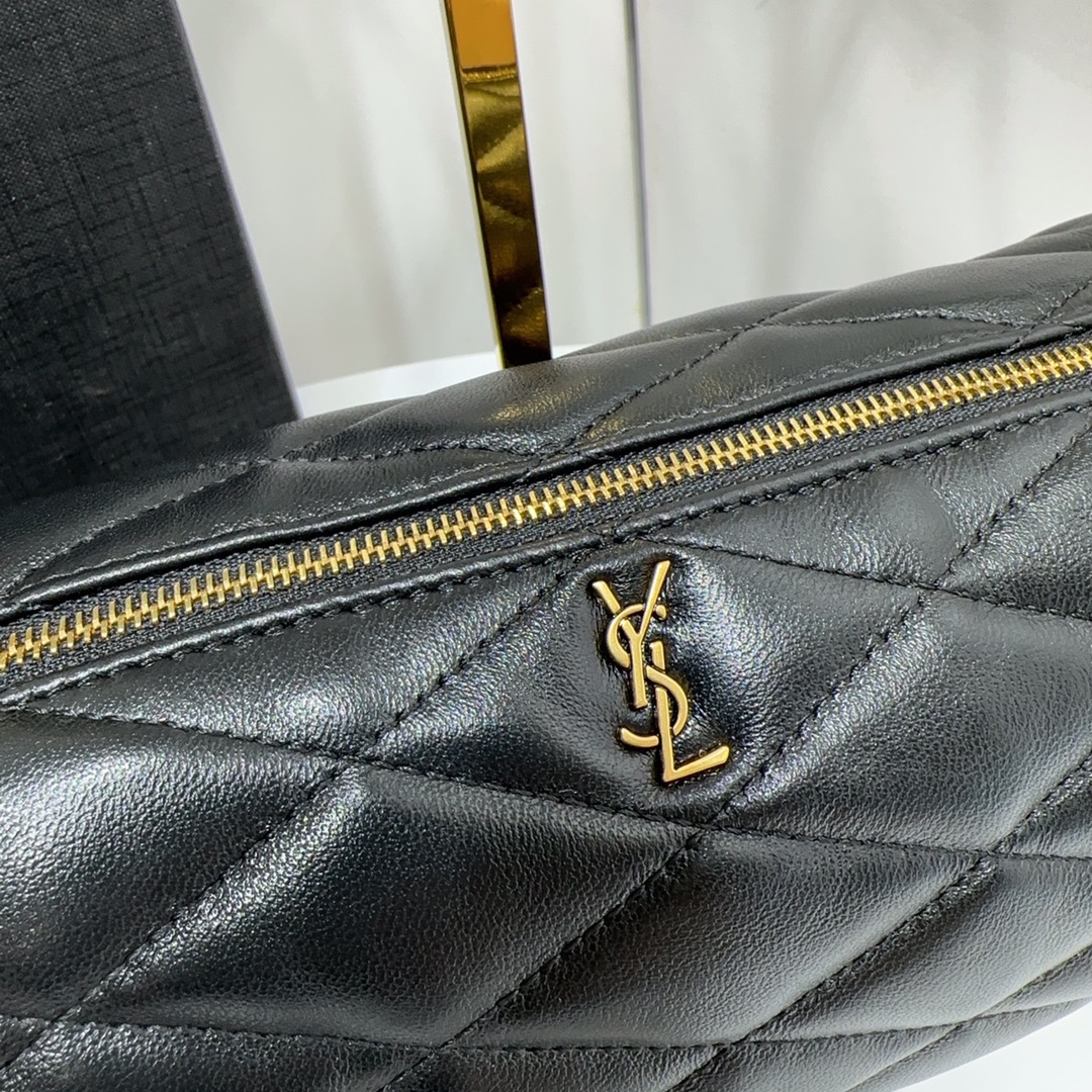 YSL SADE SMALL TUBE BAG IN QUILTED LAMBSKIN