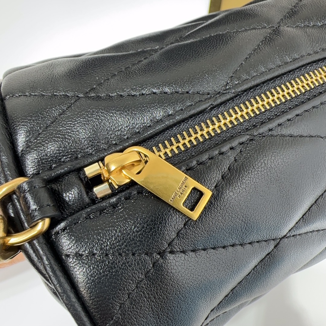 YSL SADE SMALL TUBE BAG IN QUILTED LAMBSKIN