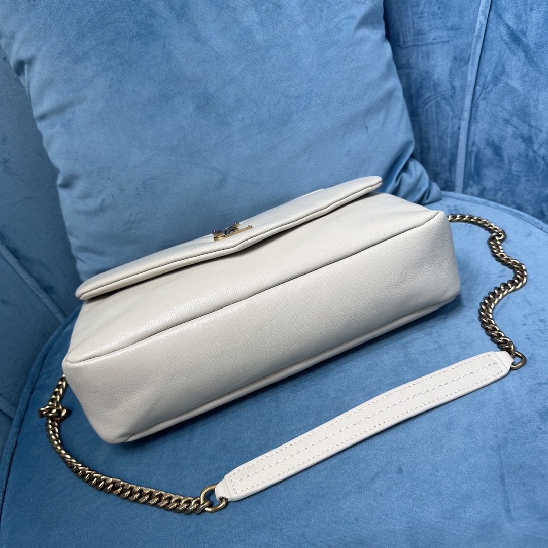 YSL CALYPSO IN PLUNGED LAMBSKIN