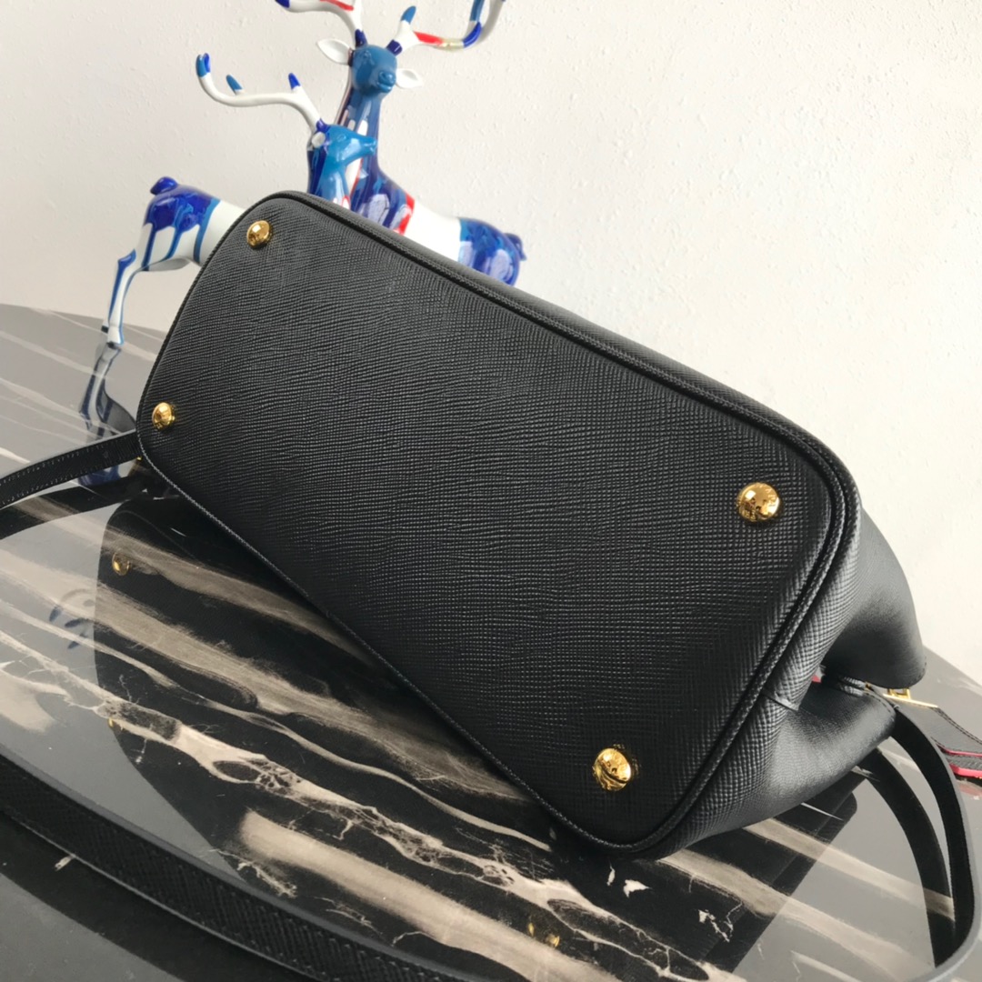 Pra*a medium saffiano leather double Pra*a bag