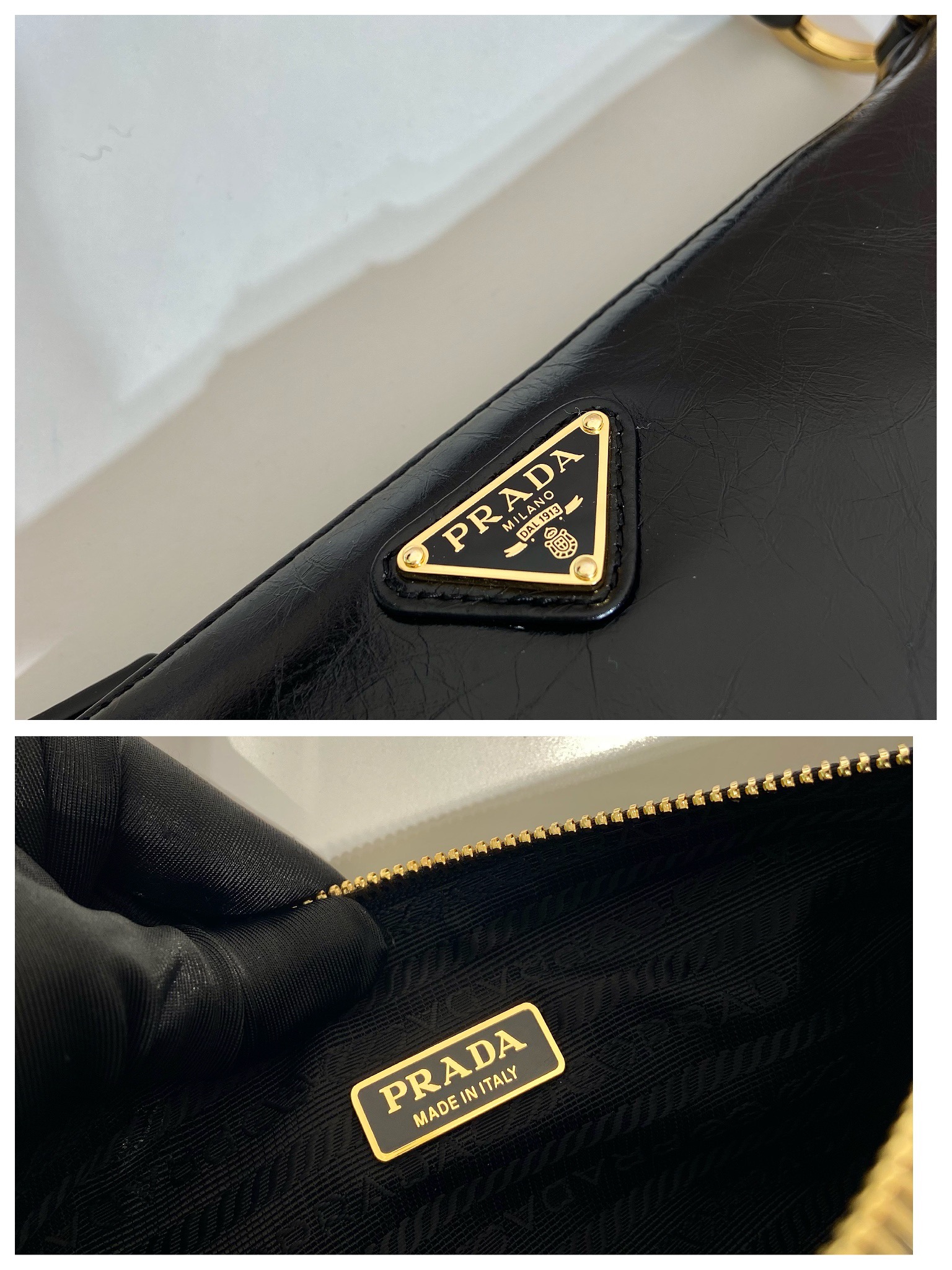 Pra*a Pra*a re-edition 2002 small leather shoulder bag