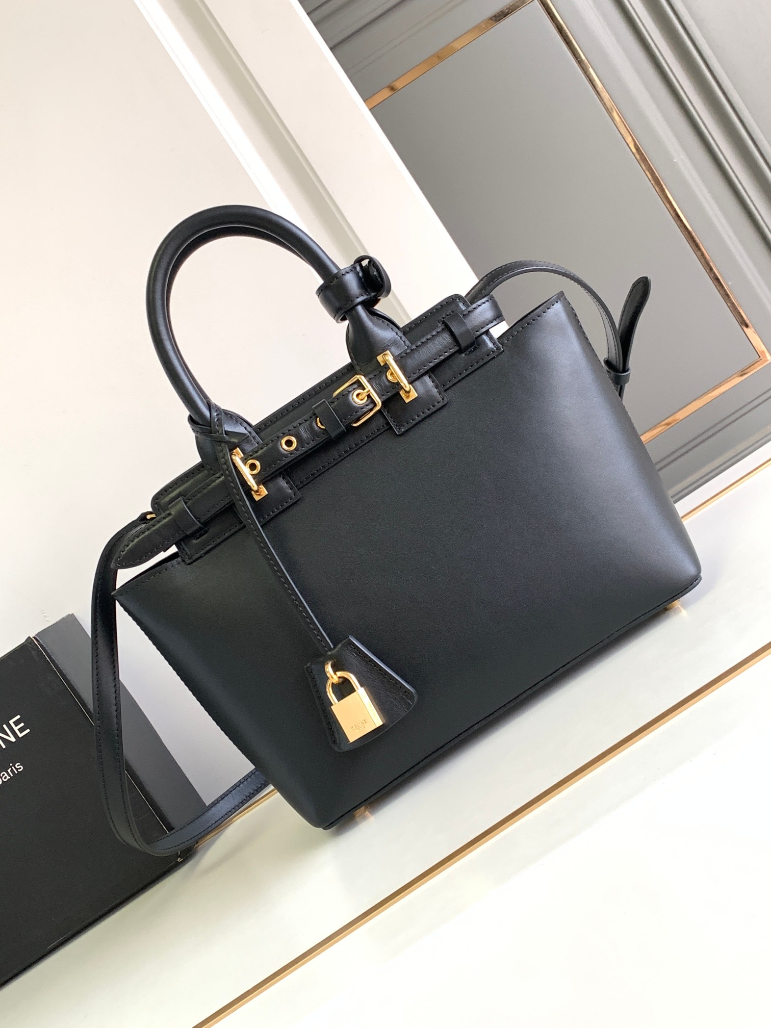 Ce**e teen Ce**e conti bag in natural calfskin
