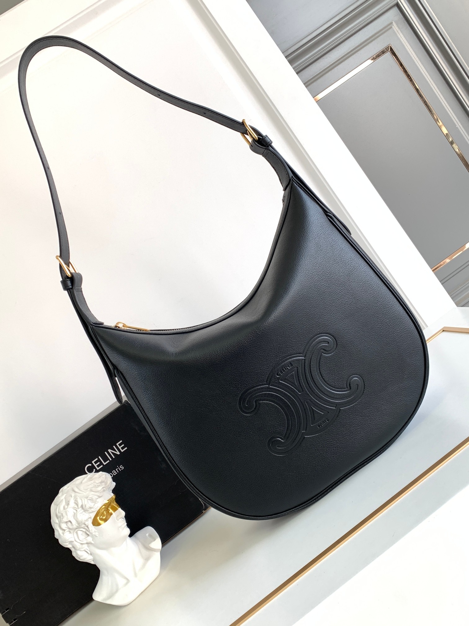 ce**e heloise bag in S*pple calfskin moon