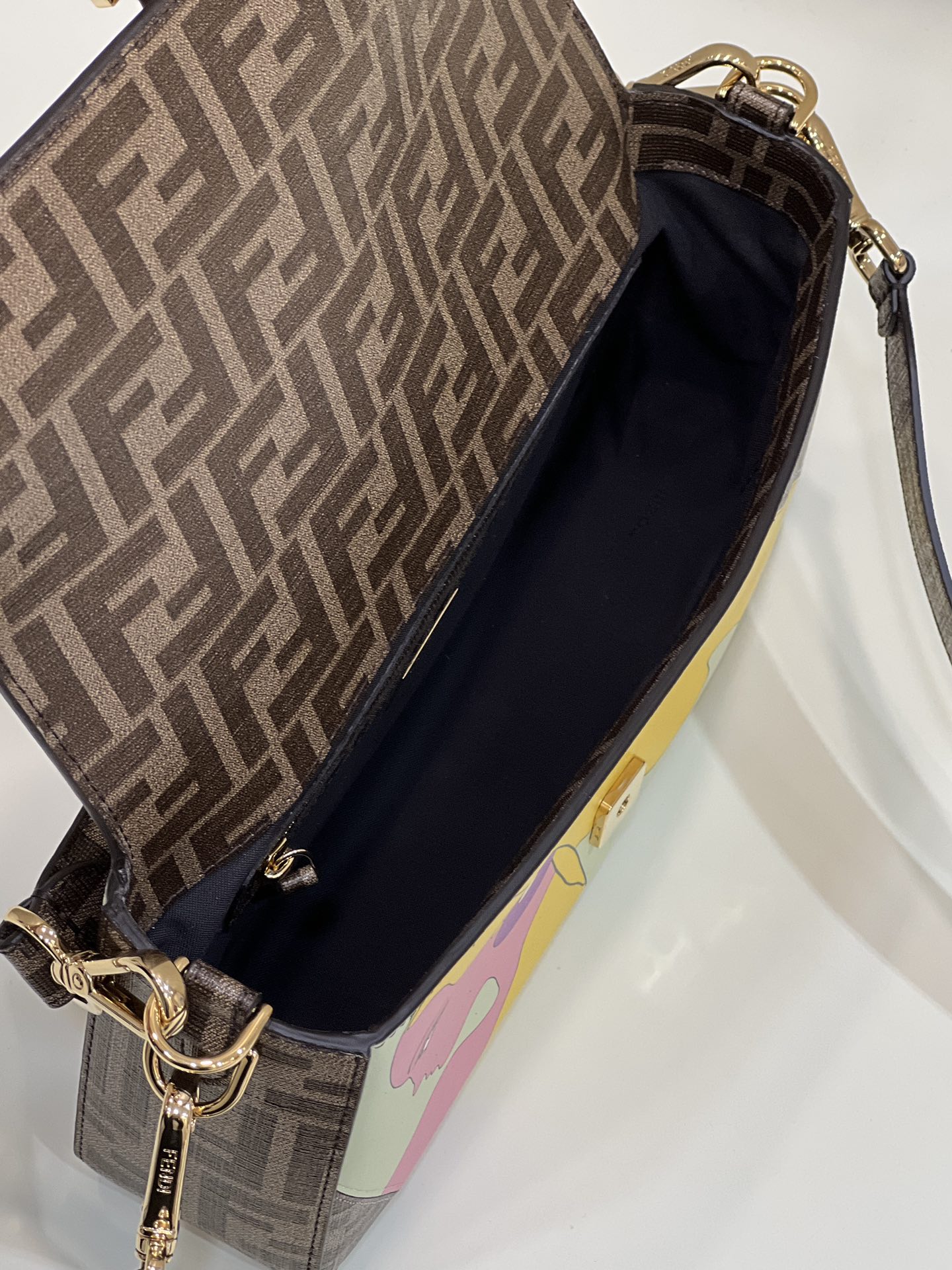 F**di  baguette  medium handbag