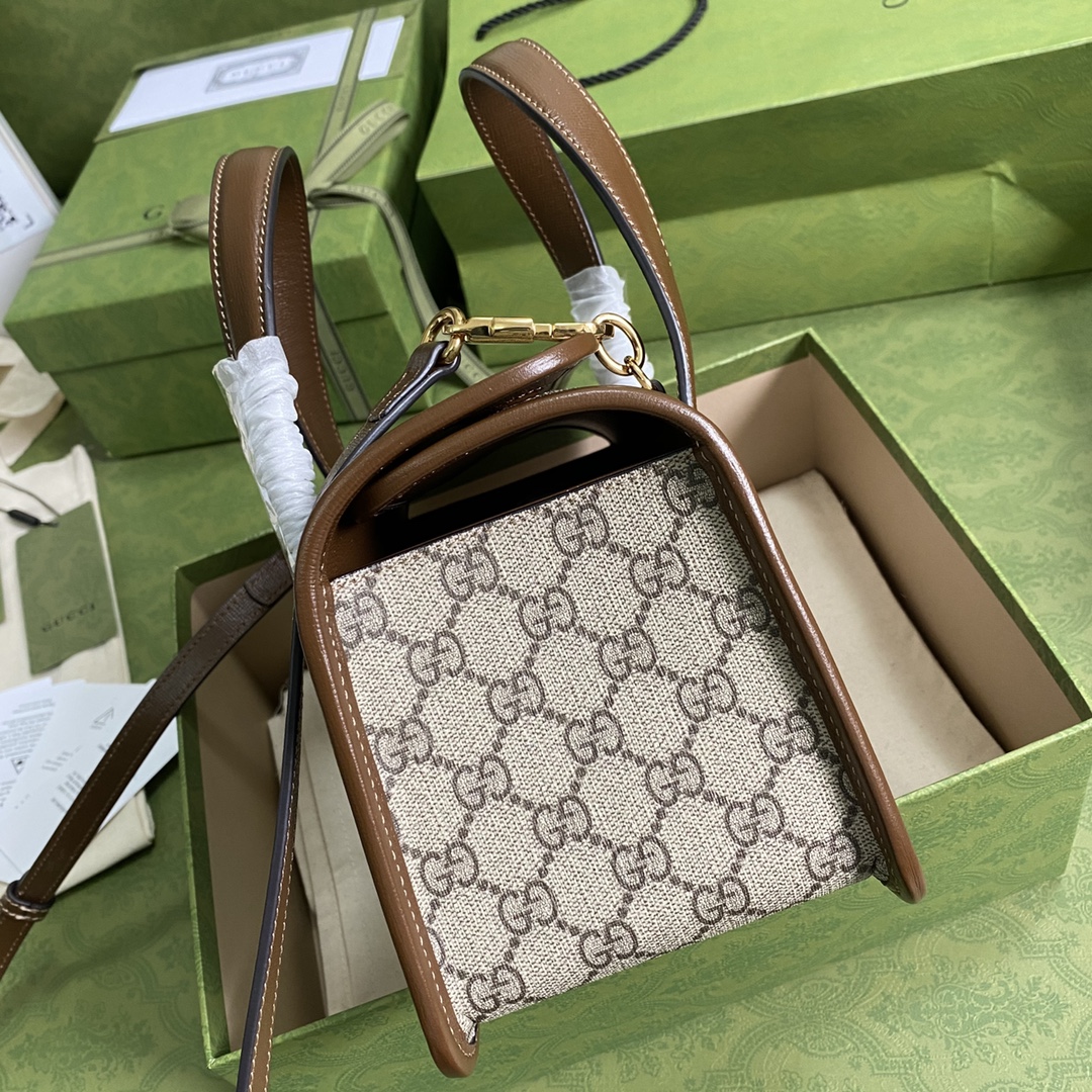 G*u*i horsebit 1955 mini top handle bag