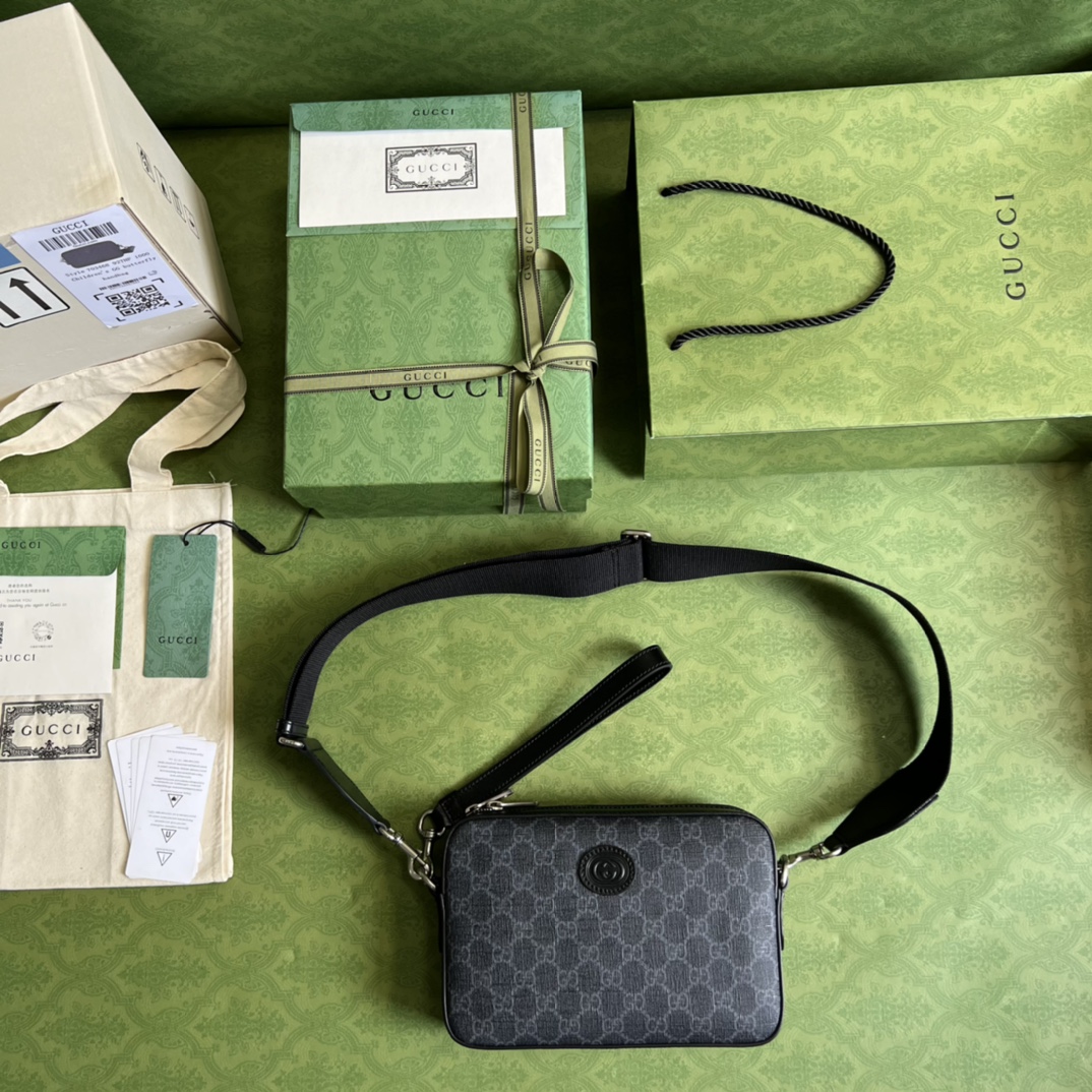 G*u*i crossbody bag with interlocking g