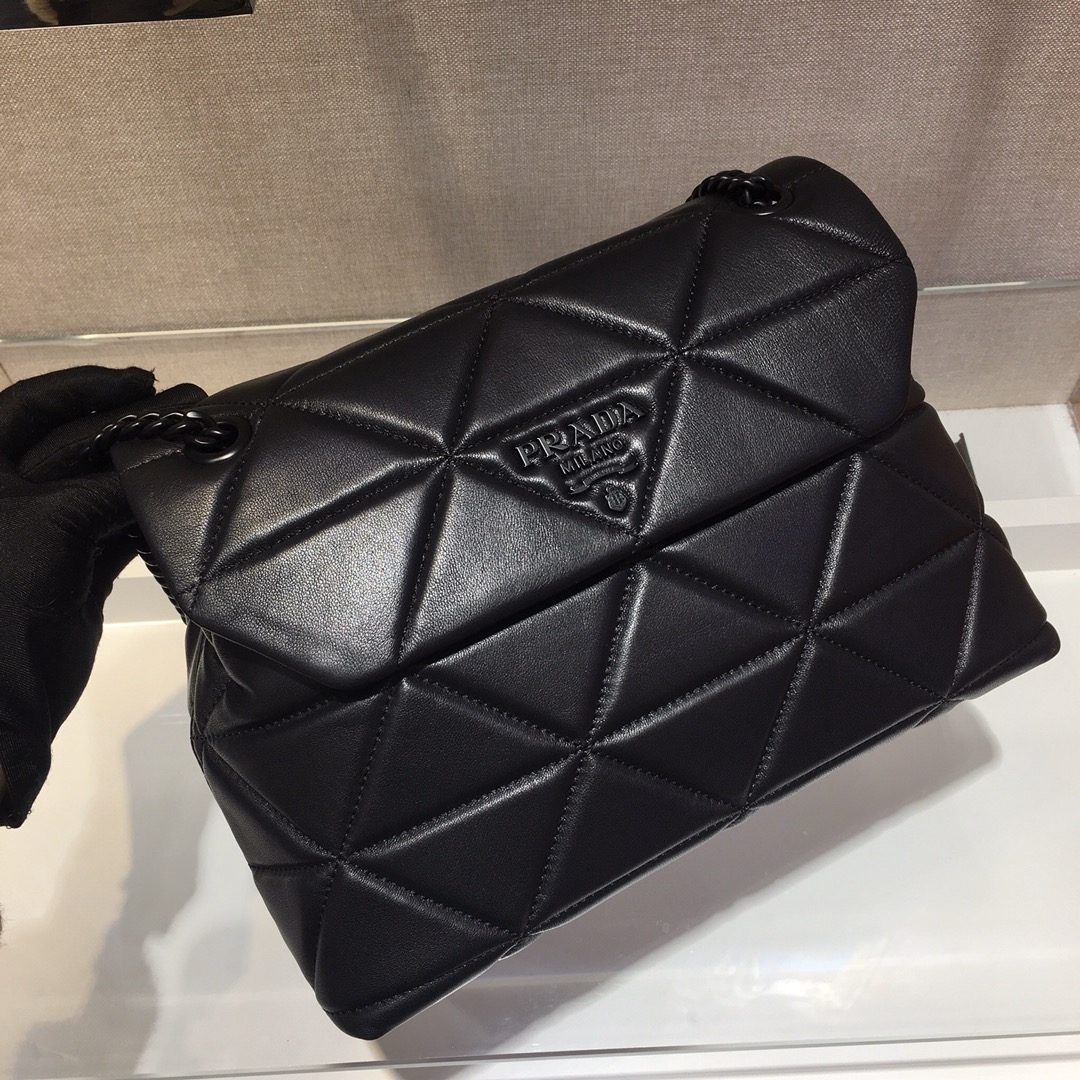 Pra*a large nappa leather Pra*a spectrum bag
