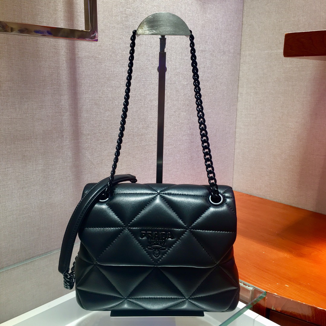 Pra*a small nappa leather Pra*a spectrum bag