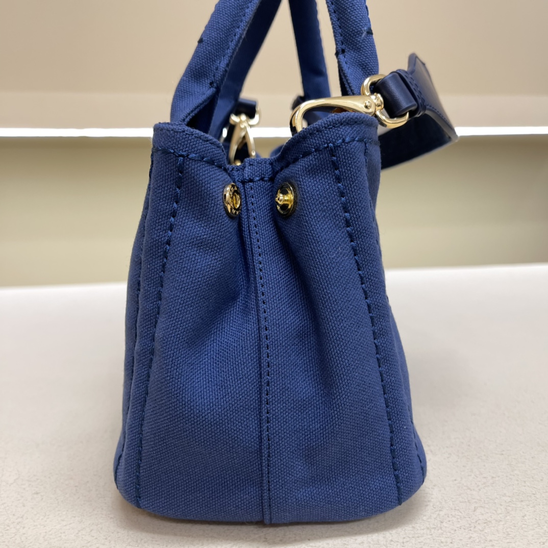 Pra*a mini canvas tote bag