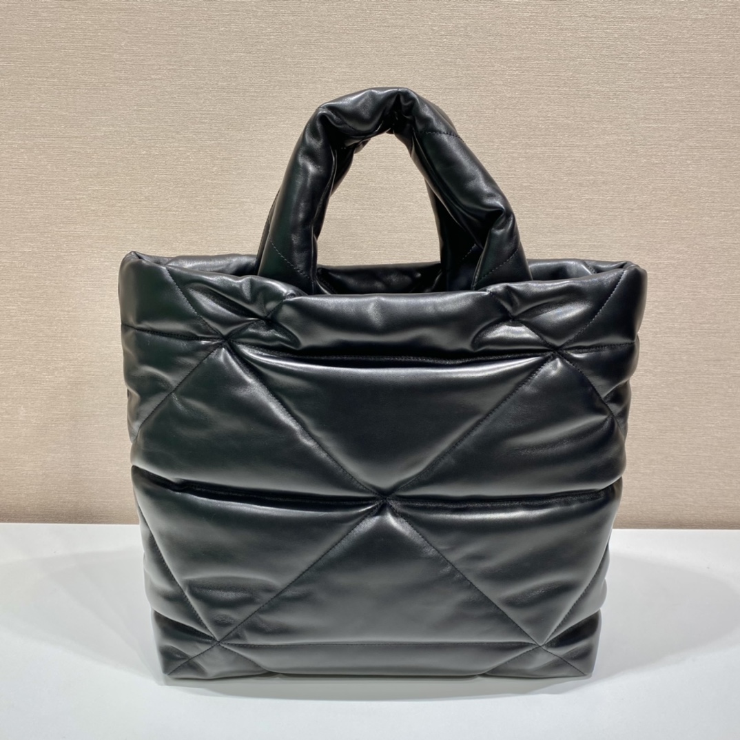 Pra*a padded nappa tote bag
