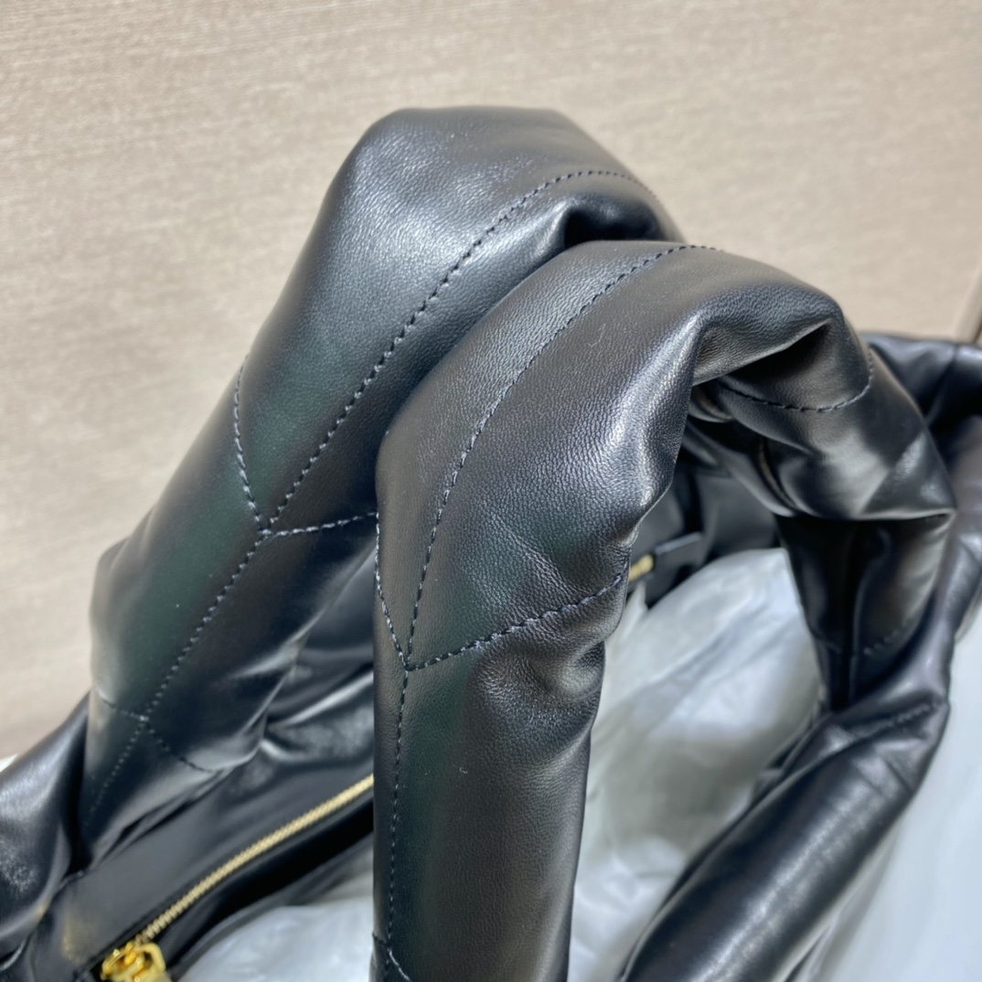 Pra*a padded nappa tote bag