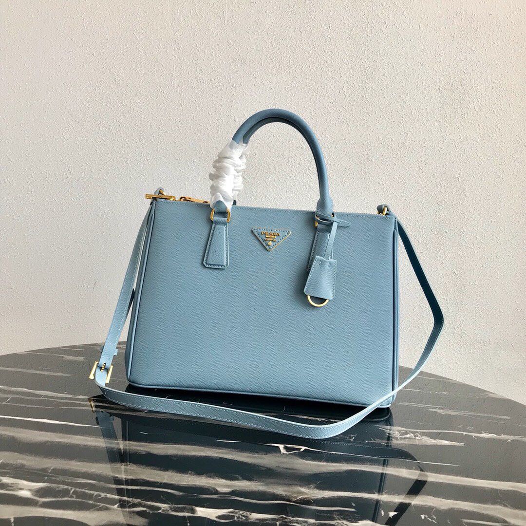 large Pra*a galleria saffiano leather bag