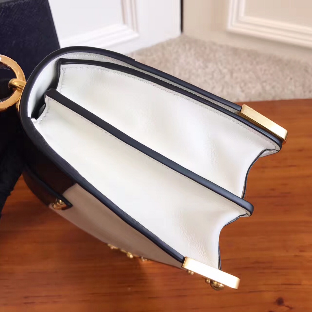 Pra*a cahier leather bag