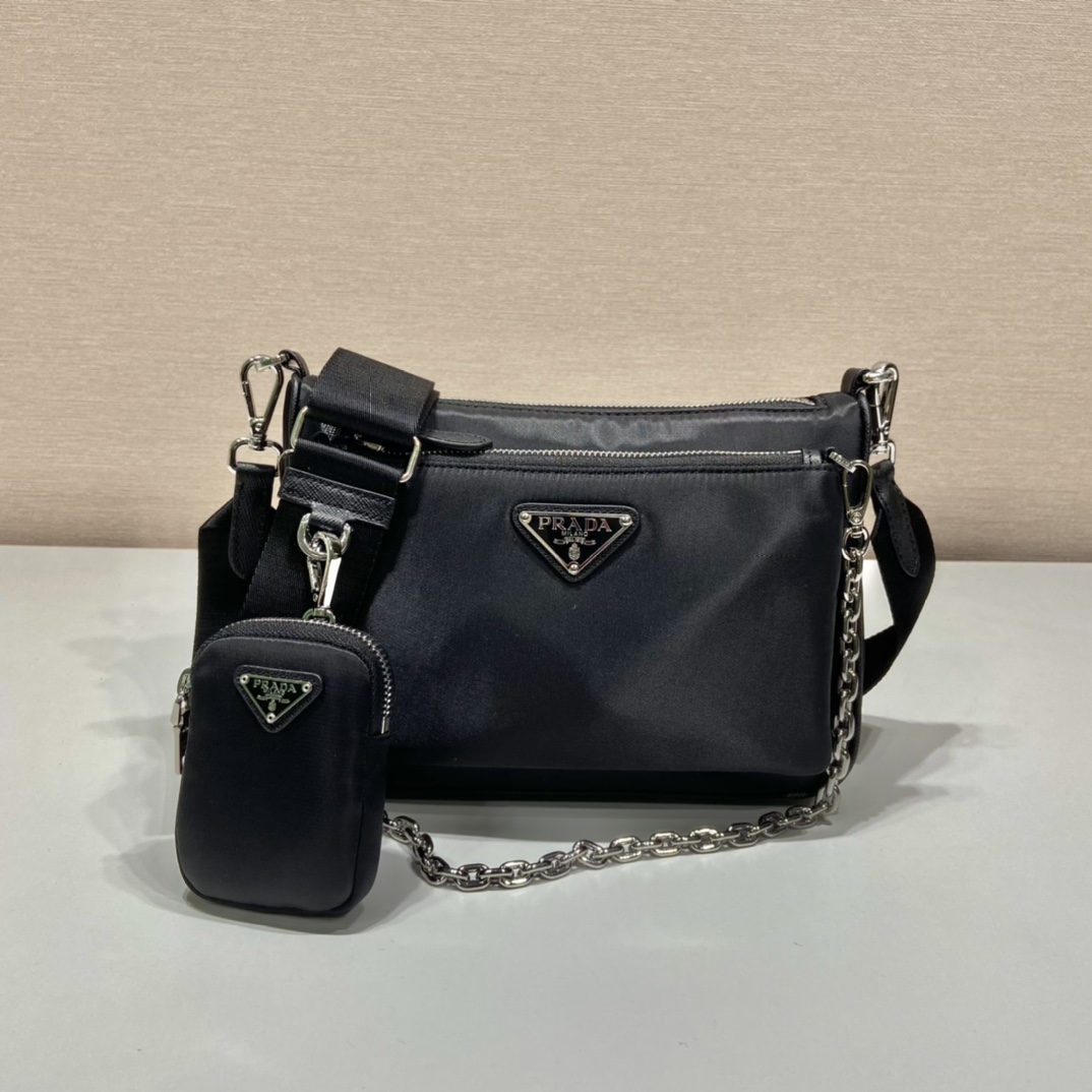 Pra*a re-nylon shoulder bag