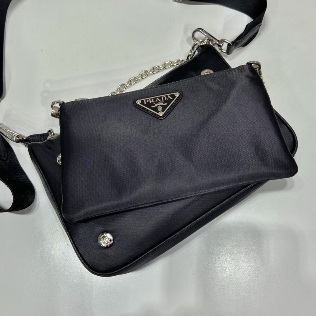 Pra*a re-nylon shoulder bag