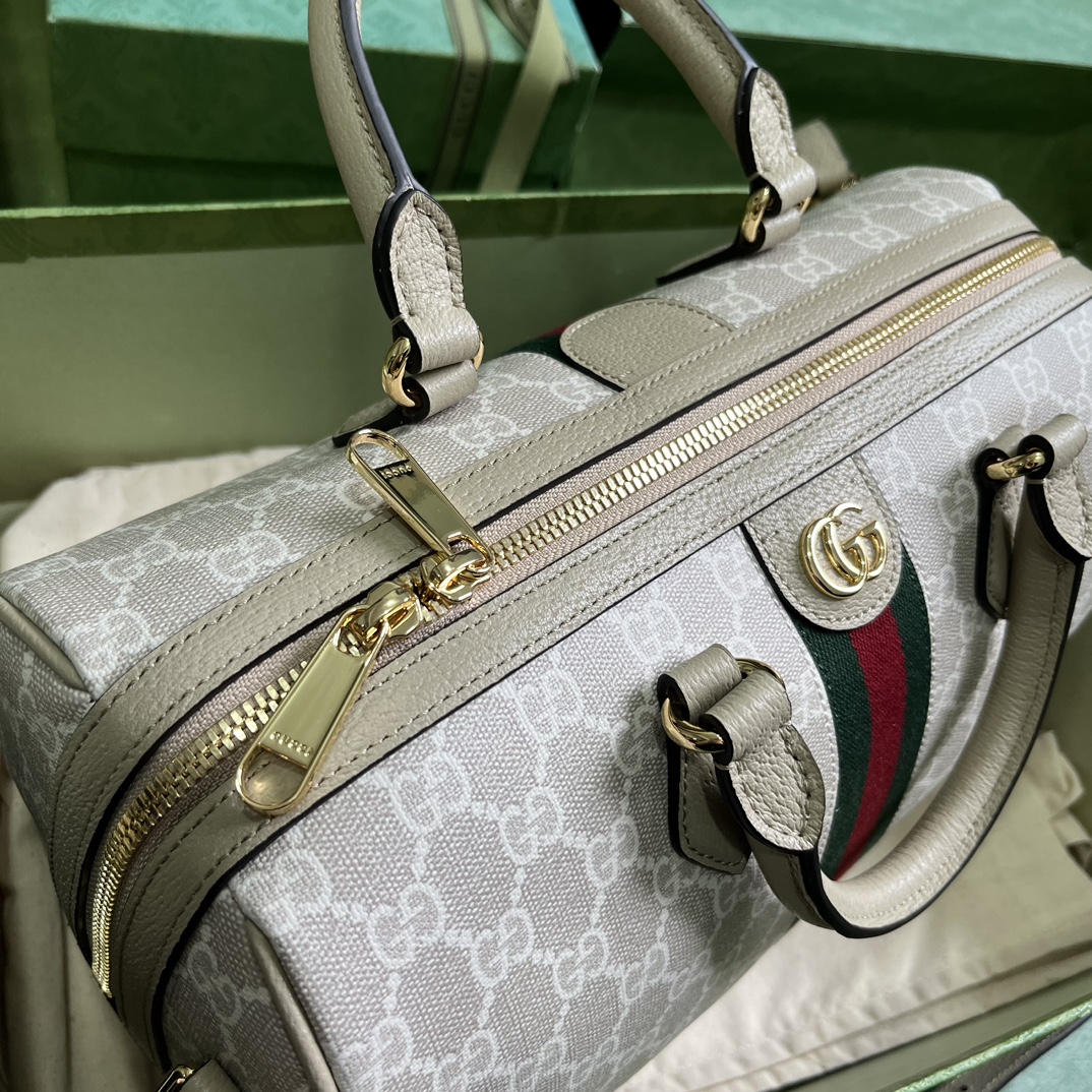 G*u*i ophidia gg medium top handle bag