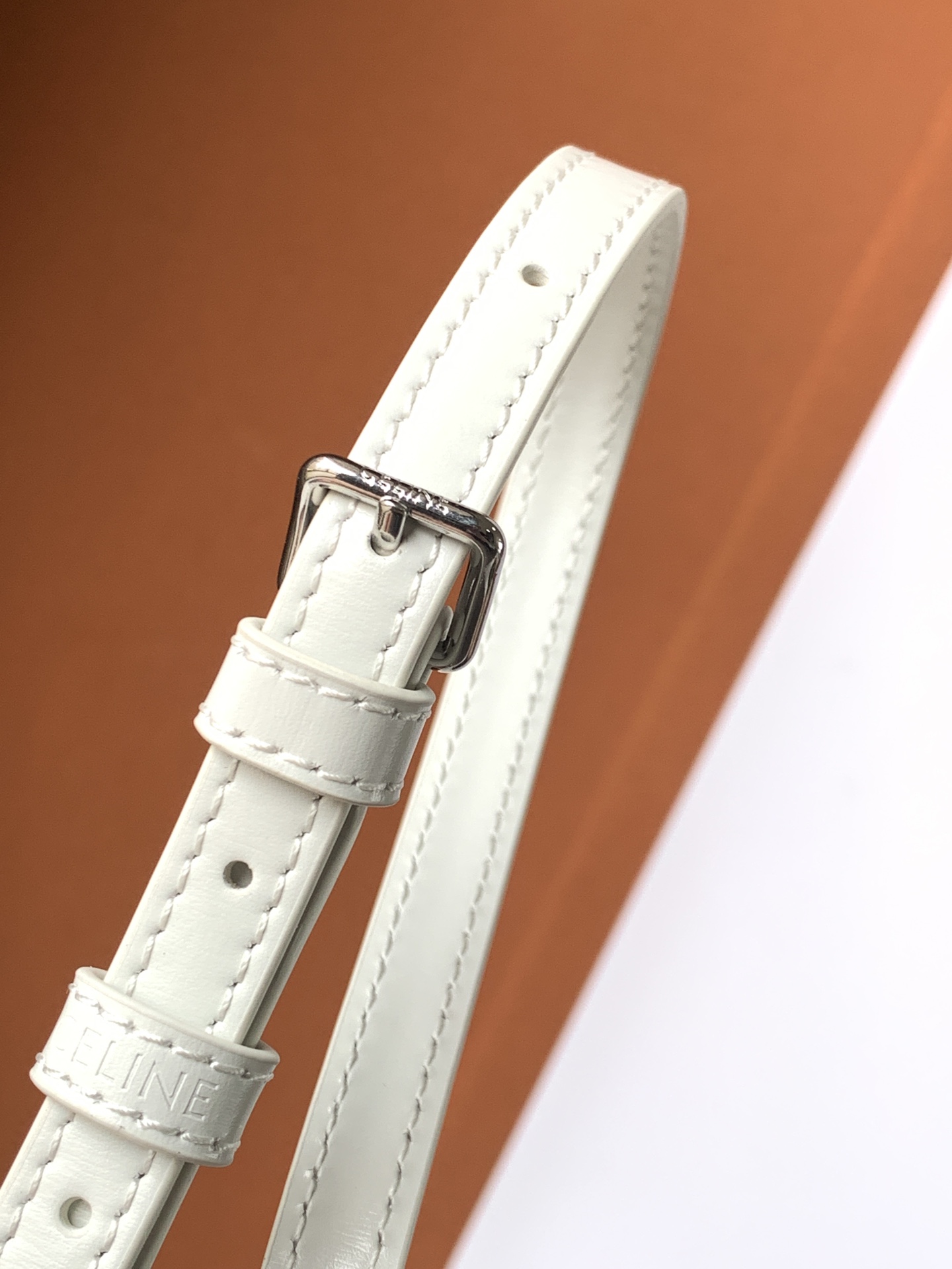 Ce**e medium tilly bag in shiny calfskin
