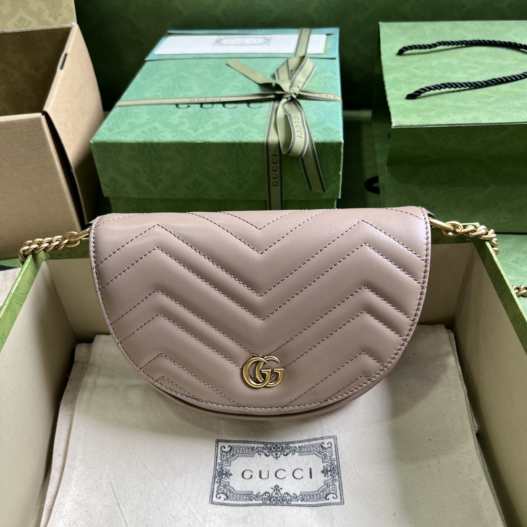 G*u*i gg marmont matelassÉ chain mini bag