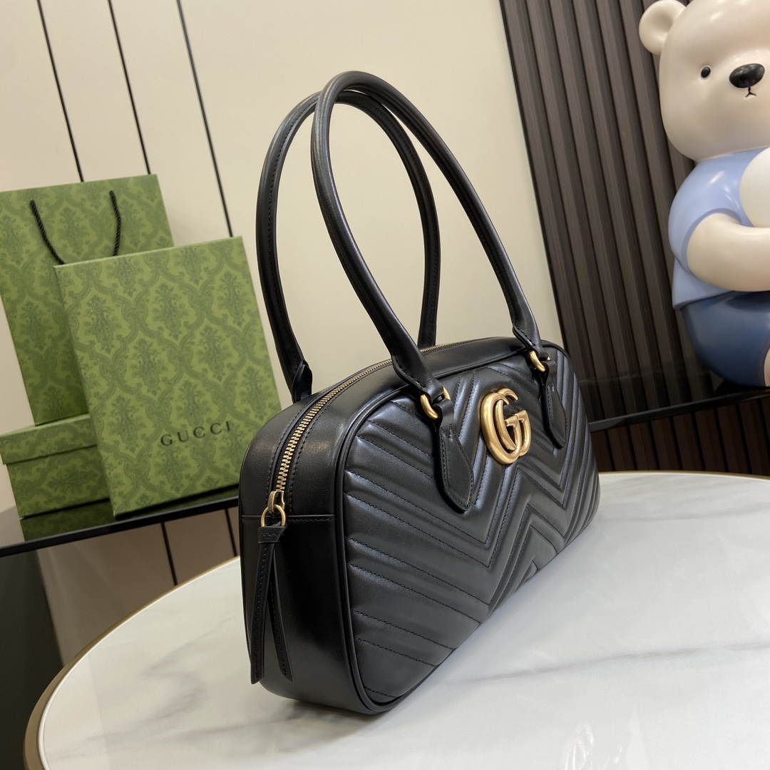 G*u*i gg marmont medium top handle bag