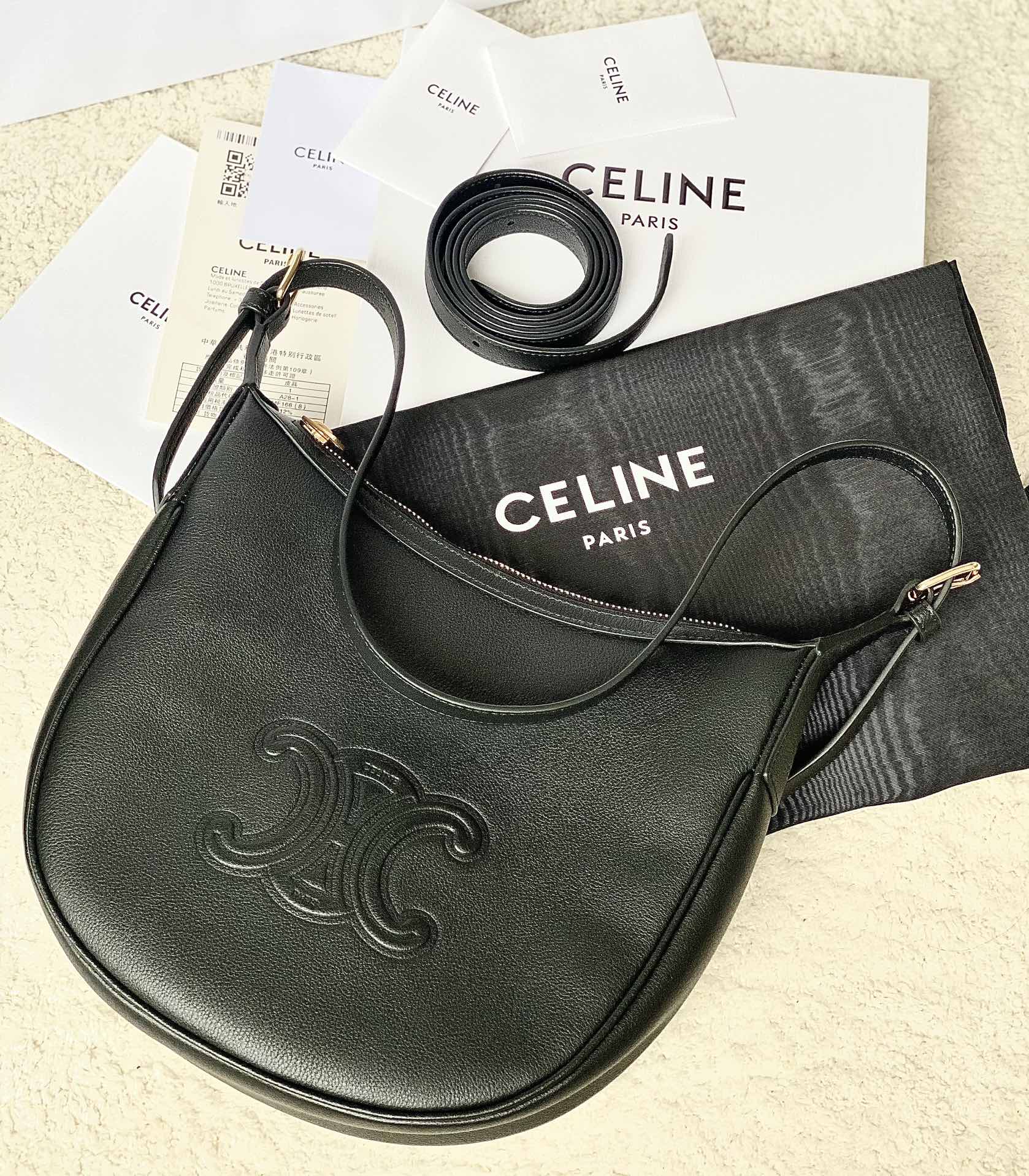 Ce**e small heloÏse bag cuir triomphe
