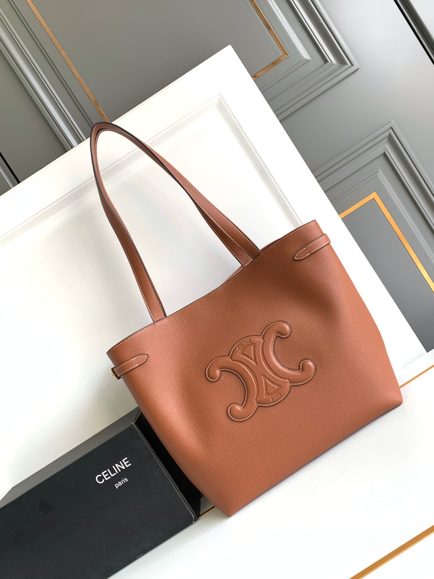 Ce**e medium cabas anaÏs cuir triomphe