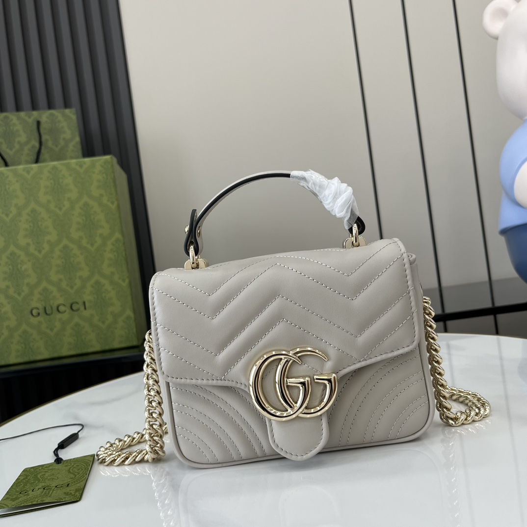G*u*i gg marmont mini top handle bag