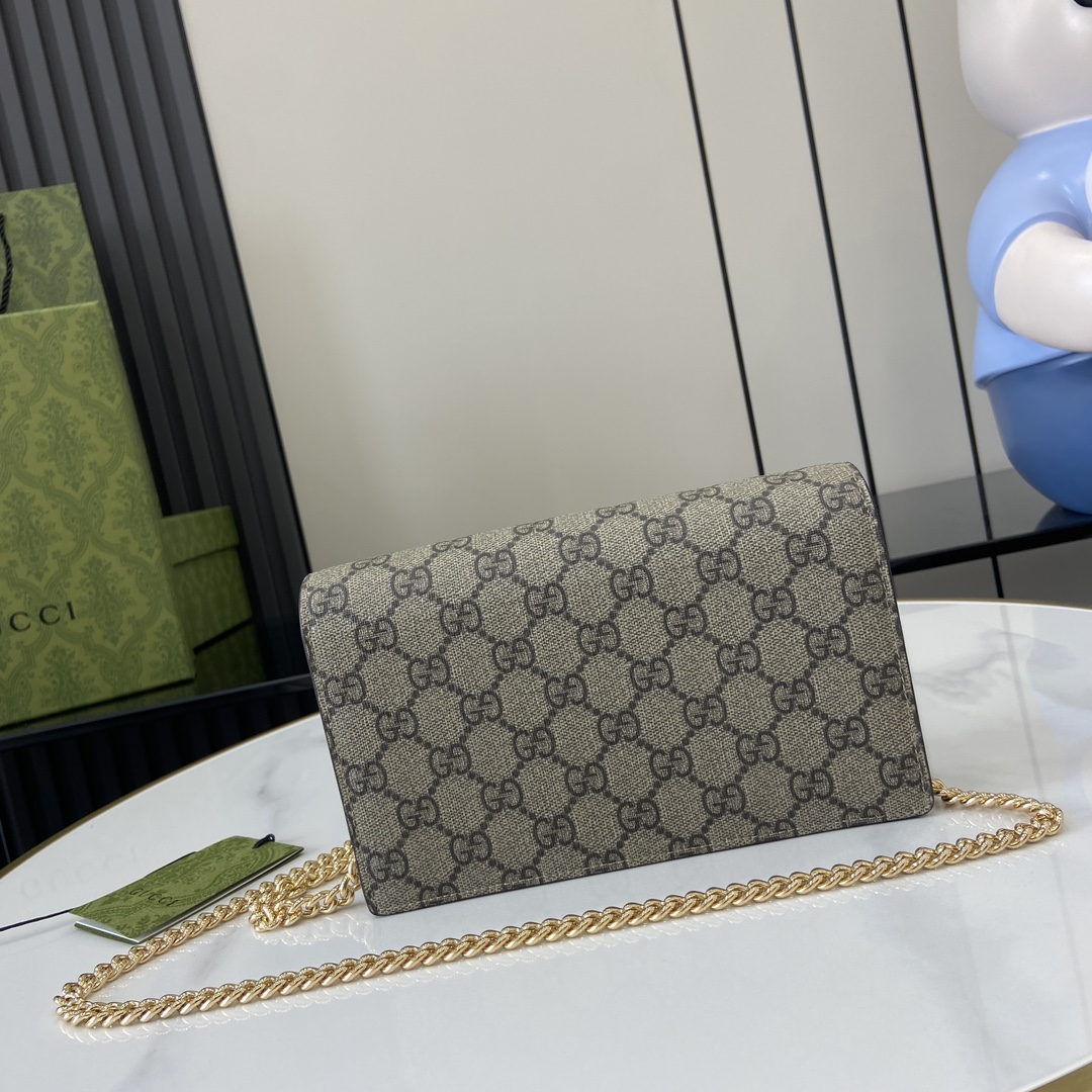 G*u*i gg marmont leather mini chain bag